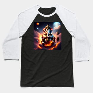 Ganesh with rising moon Baseball T-Shirt